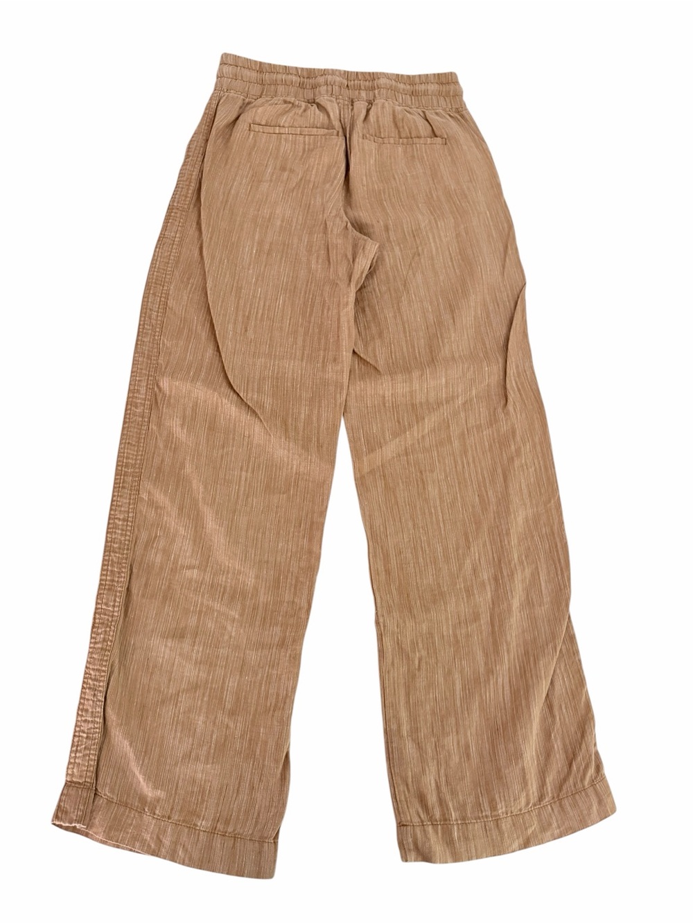 ATHLETA Cabo Linen Textured Wide Leg Pants Terracotta Resort size 4 - Picture 6 of 13